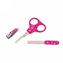 KIT MANICURE COM ESTOJO PRINCESA ROSA  - UNIK BABY