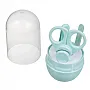 KIT MANICURE COM ESTOJO VERDE - CLINGO