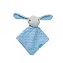 KIT NANINHA E MANTA INFANTIL COELHO AZUL - CLINGO
