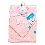 KIT NANINHA E MANTA INFANTIL UNICORNIO ROSA - CLINGO
