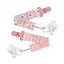 KIT PRENDEDOR DE CHUPETA COALA ROSA - BUBA