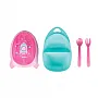 KIT REFEIO COM TALHERES ROSA  - BUBA