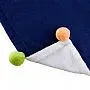 MANTA POMPOM BABY AZUL E BRANCO 57114229 - COMTAC KIDS