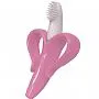MASSAGEADOR DE GENGIVA BANANA ROSA - BUBA BABY 