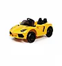 MINI VECULO CARRO ESPORTIVO MOTOR ELTRICO INFANTIL AMARELO  BABY STYLE