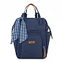 MOCHILA MATERNIDADE MULTIFUNCIONAL MESCLA AZUL MARINHO - HUG