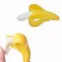 MORDEDOR MASSAGEADOR DE GENGIVA BANANA SILICONE - BUBA BABY 