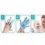 ORAL CARE RABBIT LUVA DE HIGIENE ORAL AZUL - MAM