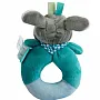 PELCIA CHOCALHO OVAL VAQUINHA GELLY AZUL - CLINGO
