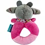 PELCIA CHOCALHO OVAL VAQUINHA GELLY ROSA - CLINGO