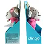 PELCIA CHOCALHO OVAL VAQUINHA GELLY ROSA - CLINGO