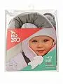 PORTA BEB 2 EM 1 CINZA COM BRANCO - HIP ZOO