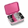 POTE BENTO BOX AO INOX HOT & COLD ROSA GIRAFA BB1093 - FISHER PRICE