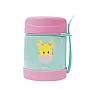 POTE TRMICO COM TALHER ANIMAL FUN GIRAFA 320ML - BUBA