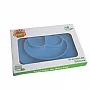 PRATINHO DE SILICONE AZUL - TURMINHA GUAR BABY