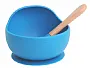 PRATINHO DE SILICONE BOWL AZUL - TURMINHA GUAR BABY