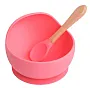 PRATINHO DE SILICONE BOWL ROSA - TURMINHA GUAR BABY