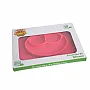 PRATINHO DE SILICONE ROSA - TURMINHA GUAR BABY
