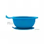PRATO BOWL DE SILICONE AZUL - BUBA