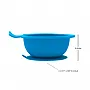 PRATO BOWL DE SILICONE AZUL - BUBA