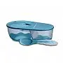 PRATO FUNDO COM DIVISRIAS E COLHER AZUL - MULTILASER - MULTIKIDS