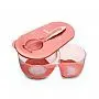 PRATO FUNDO COM DIVISRIAS E COLHER ROSA - MULTILASER - MULTIKIDS