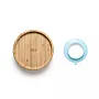PRATO RASO COM VENTOSA BAMBU AZUL  - FISHER PRICE