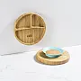 PRATO REDONDO COM DIVISRIAS E VENTOSA AZUL BAMBU - FISHER PRICE