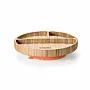PRATO REDONDO COM DIVISRIAS E VENTOSA ROSA BAMBU - FISHER PRICE