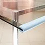 PROTETOR PARA BORDA DE VIDRO FORTAMATO U AZUL 2 METROS - COMTAC