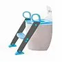 REDUTOR ASSENTO SANITRIO COM ESCADINHA AZUL - BABY STYLE