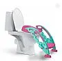 REDUTOR DE ASSENTO COM ESCADA ROSA COM VERDE - MULTIKIDS