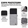 SUMMER FOOTMUFF (CAPA PROTETORA + SACO DE DORMIR) GRAPHITE GREY -ABC DESIGN