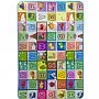 TAPETE INFANTIL DUPLA FACE PORTTIL ABC ANIMAL DA SELVA 3001 - IBIMBOO