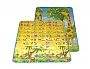 TAPETE INFANTIL DUPLA FACE PORTTIL ABC GIRAFA ABC 3001 - IBIMBOO
