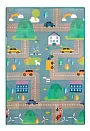TAPETE INFANTIL DUPLA FACE PORTTIL ABC CARROS 3001  - IBIMBOO